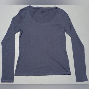 No Boundaries Charcoal Long Sleeve Tee, Size M